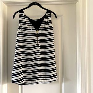 Striped Express sleeveless blouse